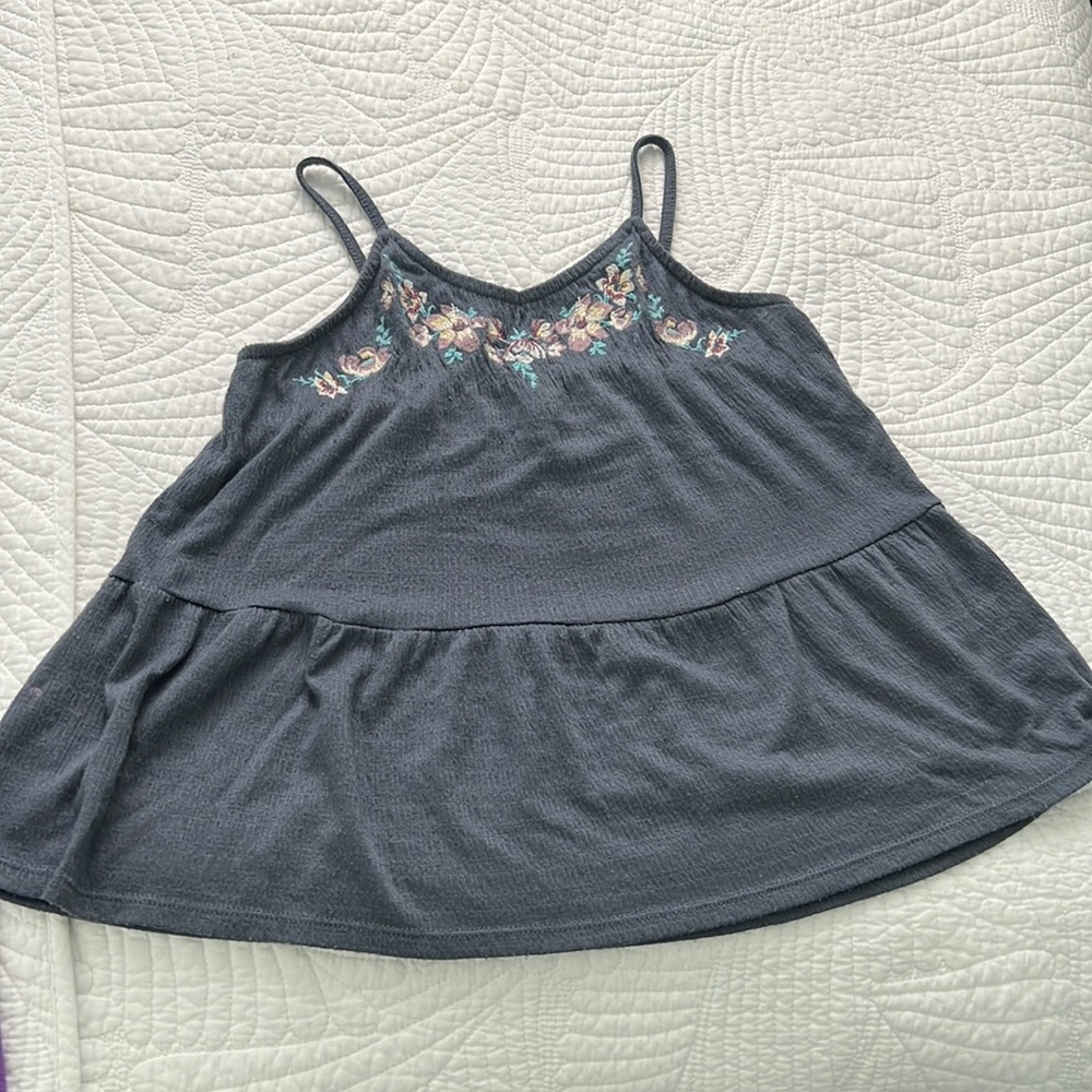 Embroidered Tunic Top